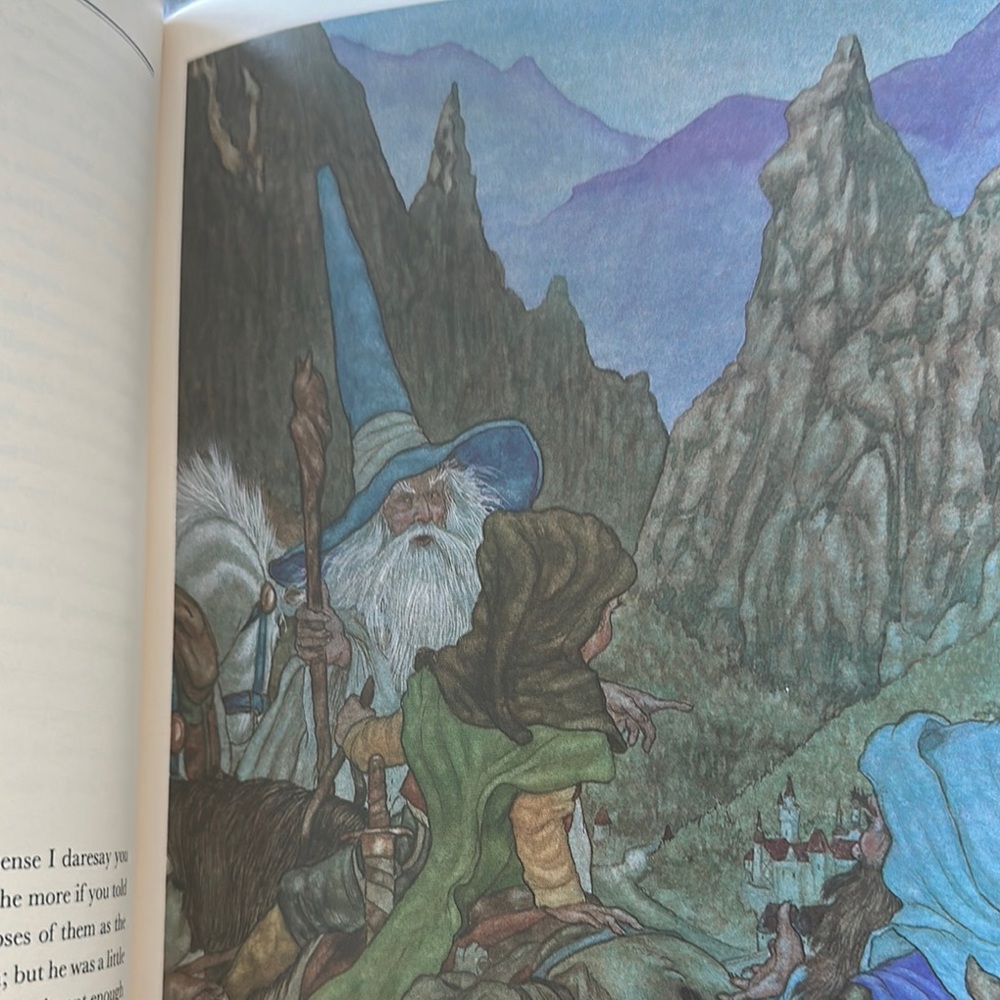 The Hobbit Illustrated Edition by J.R.R. Tolkien - Picture 4 of 7